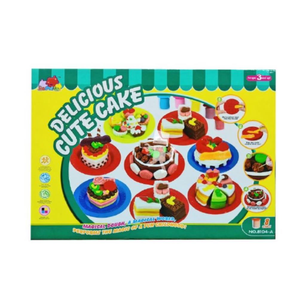 Delicious Cute Cake – Color Mud Play Set